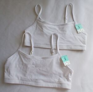 Vassarette Light Gray Bralette Duo